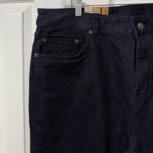 Prana Men’s NWT Hillgard Dark Wash Slim Straight Leg Jeans size 42 x 32 - Picture 6 of 8